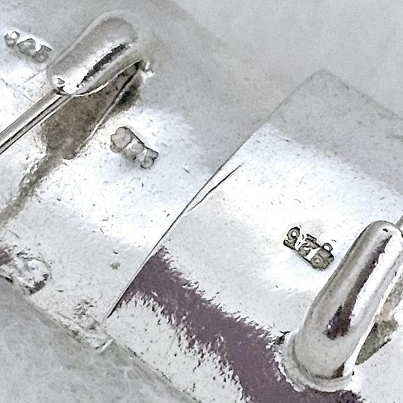 Rare Silpada Sterling Silver Labradorite Square Earrings W0882 - Picture 14 of 16